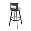 Tabouret tournant 30 "en métal avec similicuir-1079632547