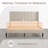 Modern Wingback Bed with Vertical Channel Tufting, Soft Corduroy Upholstery, Solid Wood Platform Frame-1693995877-1693995873