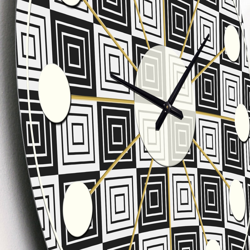 Horloge murale Mid-Century, Petit