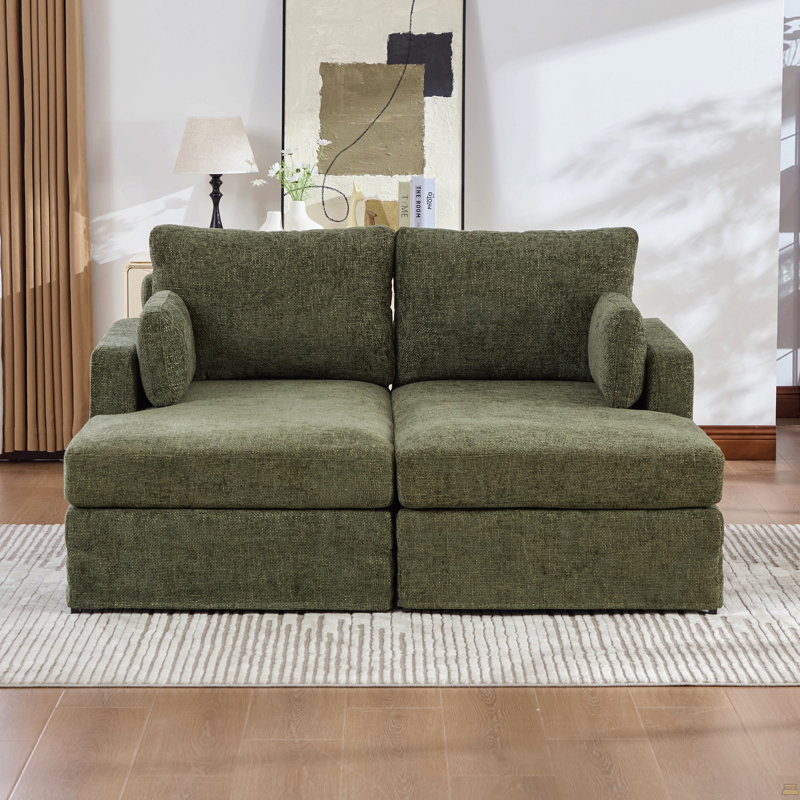 1 canapé-lit pliable multifonctionnel avec 3 longueurs différentes, canapé moderne, tissu en suède amélioré, dossier réglable, couleur grise avec port USB et support de téléphone rotatif