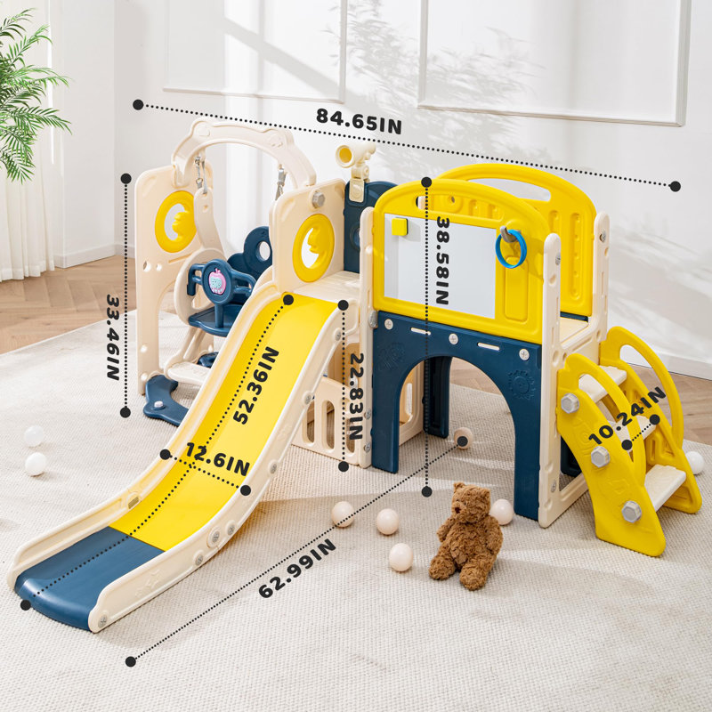 Ensemble de jeu pour enfants 86,45 po Ultimate - Intérieur et extérieur, Bleu