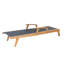 Chaise et table inclinables en teck Barbados