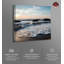 Art mural «Flowing Waves» par Notoriart, cadre flottant doré, 24 po x 24 po-312626642-312626643