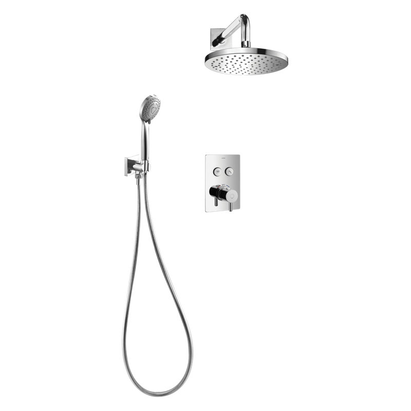 Lessie Thermostatic Shower with Dual Shower Head