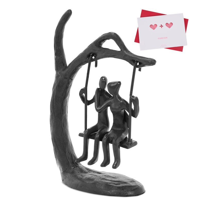 Iron Couple Table Accent