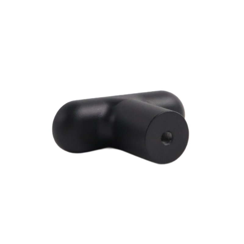1.75" Oval Knob, Charcoal (Black)