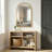 36" x 24" Bathroom/Vanity Accent Mirror Metal Arch Wall Mirror Framed Mirror for Entryway Living Room-577944149-577944150