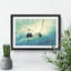 Ski Lift - Picture Frame Graphic Art-62762519-62762516
