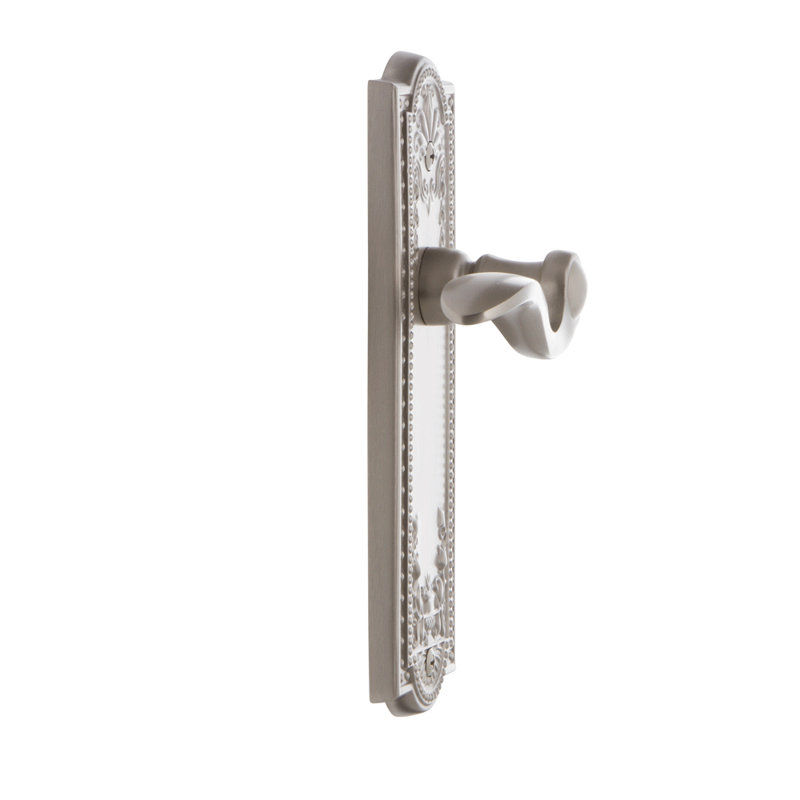 Grandeur Parthenon Plate Privacy with Bellagio Lever, Polished Brass, 2 3/8"