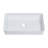 24"x14" White Ceramic Rectangular Vessel Bathroom Sink