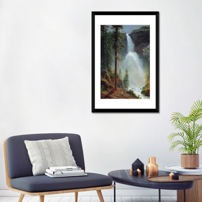« nevada chute » par albert bierstadt,, reproduction d’art sur toile