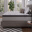 Matelas en mousse viscoélastique hybride et rafraîchissante 10 po à ressorts hybrides et isolant de mouvement-751178345