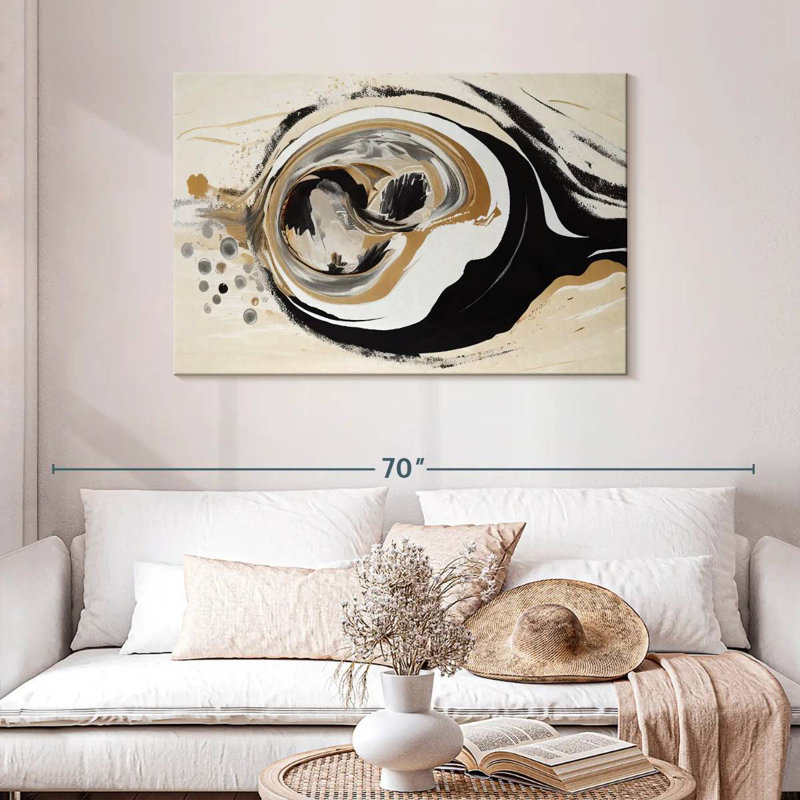 Avery Neutral Abstract Enclosure, 30" H x 45" W