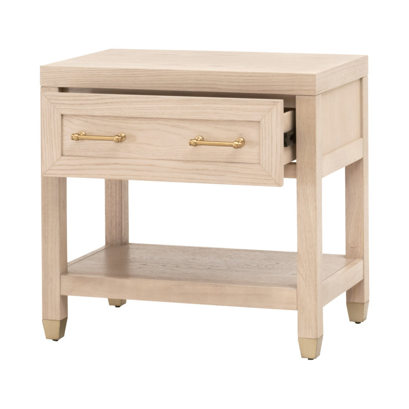 Table de chevet en bois manufacturé Fujiko