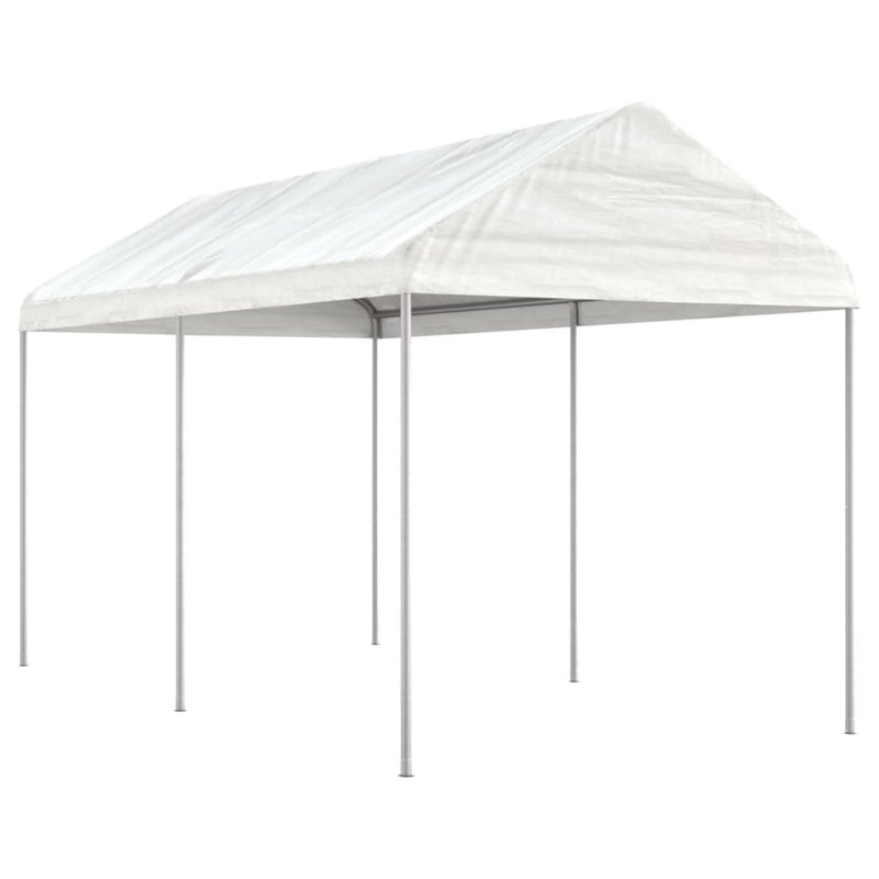 Dakota Fields Gazebo With Roof White 4.46X2.28X2.69 M Polyethylene