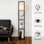 Ahmara 160cm Black Column Floor Lamp