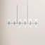 Luminaire suspendu linéaire pour îlot de cuisine 12 lumières Bartett-70462206