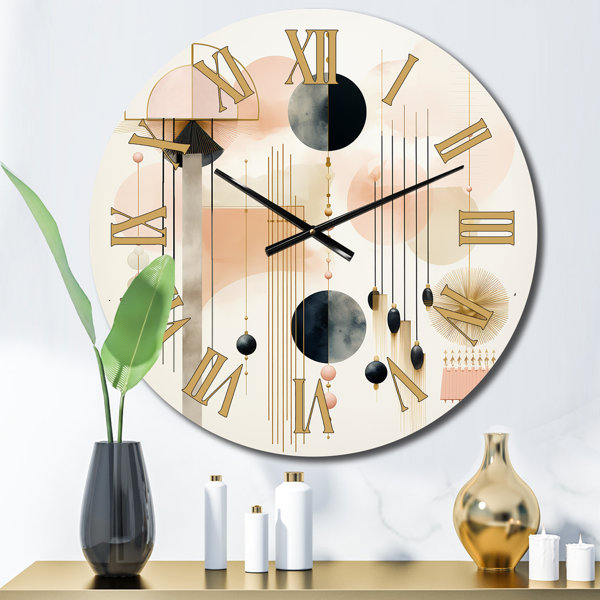DesignArt Metal Wall Clock | Wayfair
