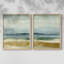 Ochre Perspectives I - impression encadrée de qualité supérieure - prête à être accrochée - aucun clou requis - aucun clou requis-1677888500-1677888495