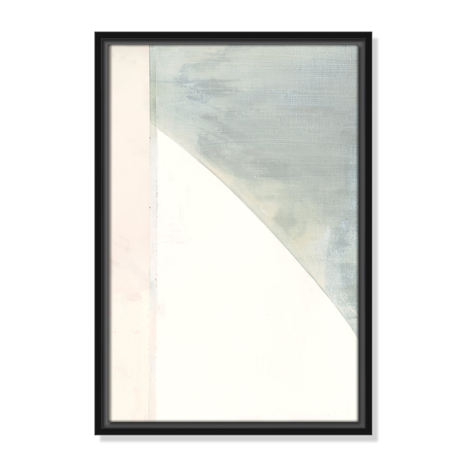 In Neutral I - Painting Print, Black Framed Canvas, 19.5" H x 13.5" W x 2" D