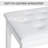Piano Bench, Duet Piano Chair With Faux Leather Padded Cushion And Wooden Frame, Button Tufted Keyboard Bench, White-1813295598