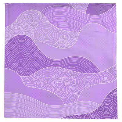 Leffel Hand Drawn Waves Tablecloth