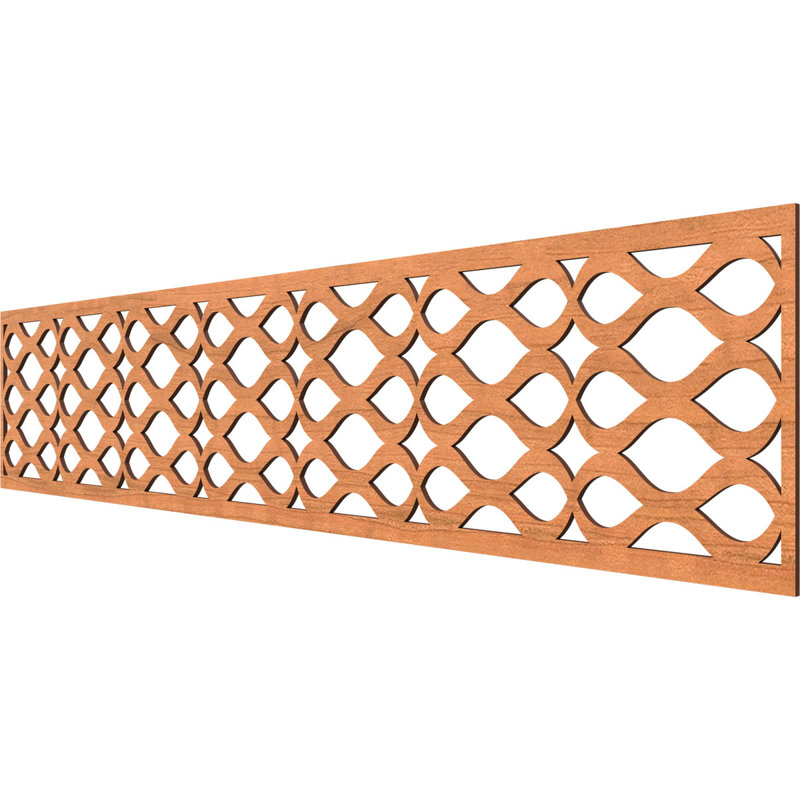 Moulure de cerisier Somerset l 46 3/4 po x H 10 po x T 1/4 po, Cerisier, H 10 po x l 46,75 po x P 0,25 po