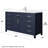 Beckett 60" Freestanding Single Bathroom Vanity with Quartz Top-108352116-108352113-108352115