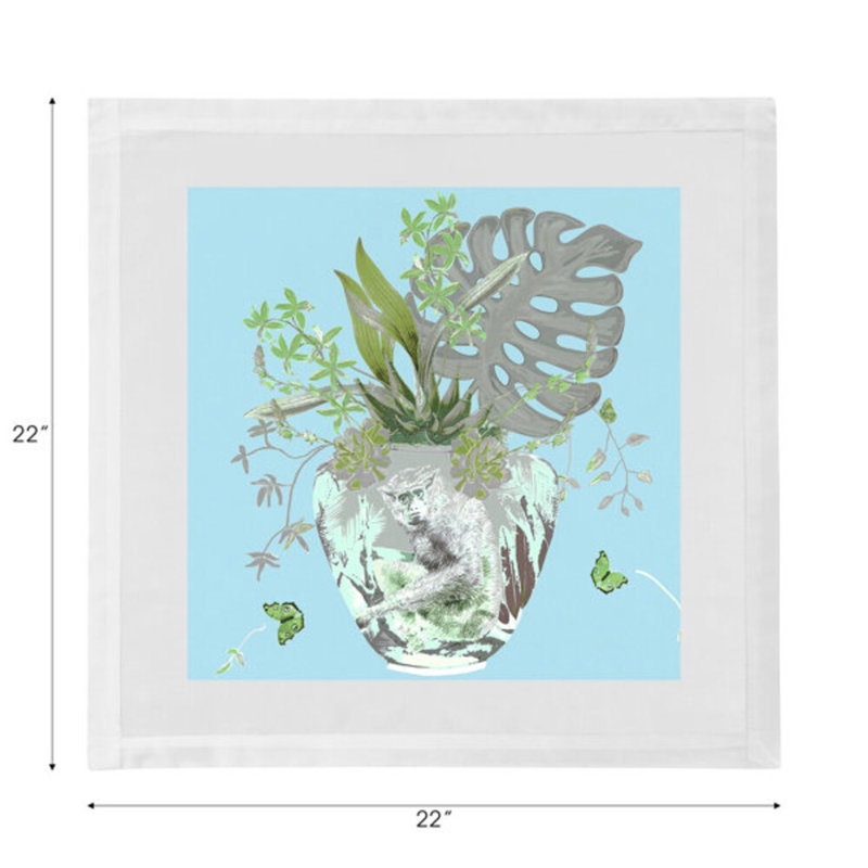 Cotton Blend Square Napkins, Bedford