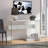 Allegonda 44'' Console Table with Glass Frame-2085433835