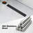 24" Linear Shower Drain With Bar Pattern Grate