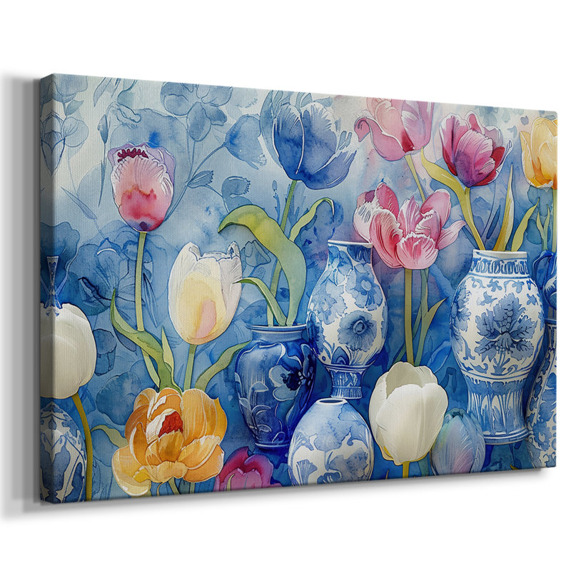 Floral Series-LXIX -Galerie enveloppée Cavas, 8 x 12