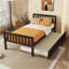 Lit simple avec lit gigogne-40237635
