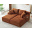 Chaise longue double en velours côtelé-1577590663