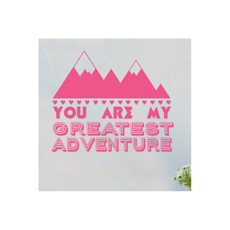 Wall Decal, Medium, Pink