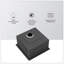 Évier de cuisine encastrable 13 po - 13 po x 15 po x 9 po - Évier de cuisine encastrable en acier inoxydable de calibre 18 et profond 9 pouces