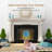 Azusena 3 Panel Iron Fireplace Screen