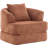 Oversized Upholstered Convertible Accent Barrel Chair-1364856245