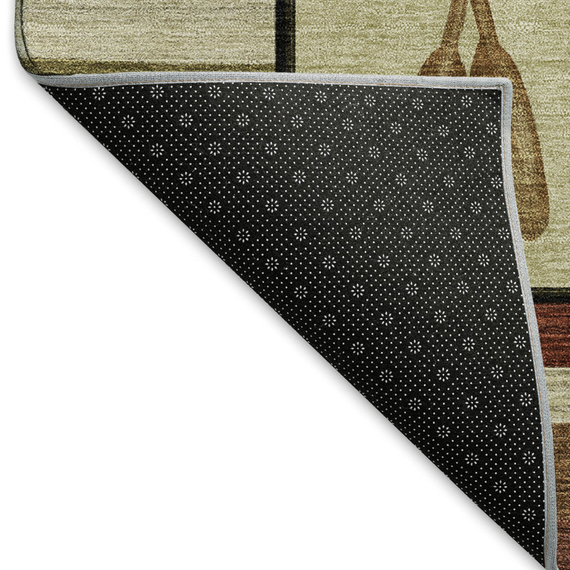 Premium Machine Washable Markhi AMF143 Multi Rug, Rectangle 5' x 7'6"