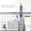 Armoire de salle de bain grise de 54 po de hauteur. 2 tablettes et 2 tiroirs. Autoportante et peu encombrante. Support de structure solide. Support mural supplémentaire. Rangement pour serviettes. L 13 po x H 52,99 po. Poids: 22 lb. Assemblage requis
