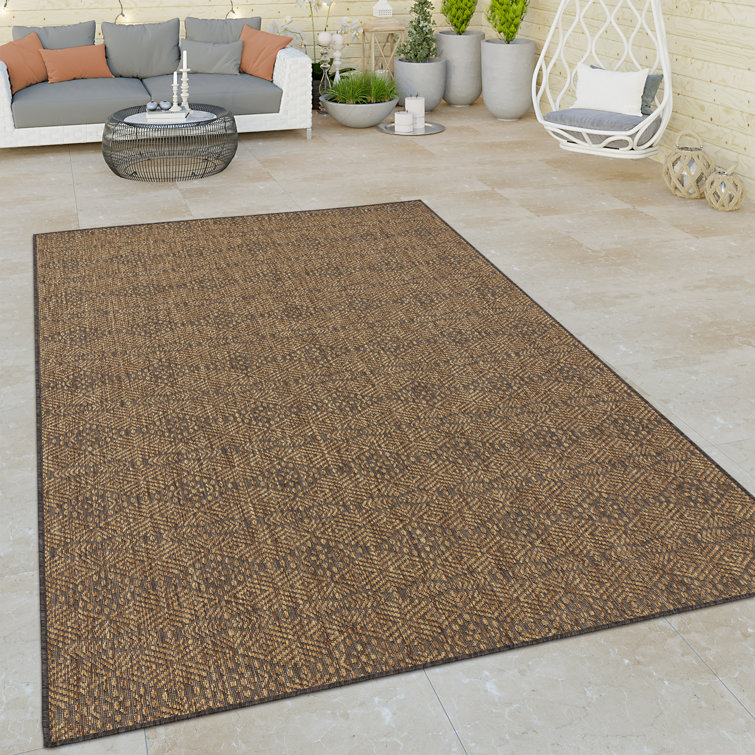 Tapis intérieur / extérieur rectangulaire Lachezar