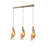 Clema 3-Light Rattan Linear Pendant