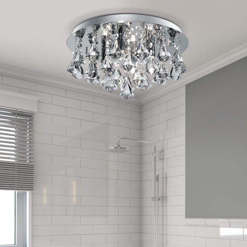 Darcy Crystal LED Flush Mount