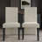 Black Wooden Dining Chair With Velvet Cover-2119460433