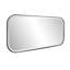 Miroir de coiffeuse en métal noir mat