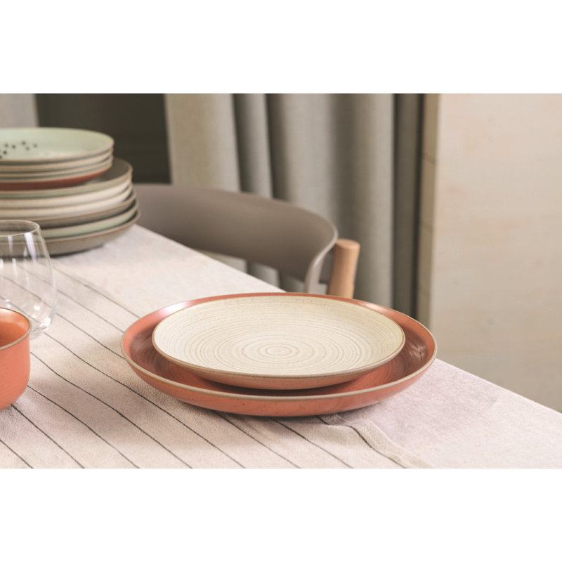 Nature Stoneware Salad/Dessert Plate, Beige/Sand