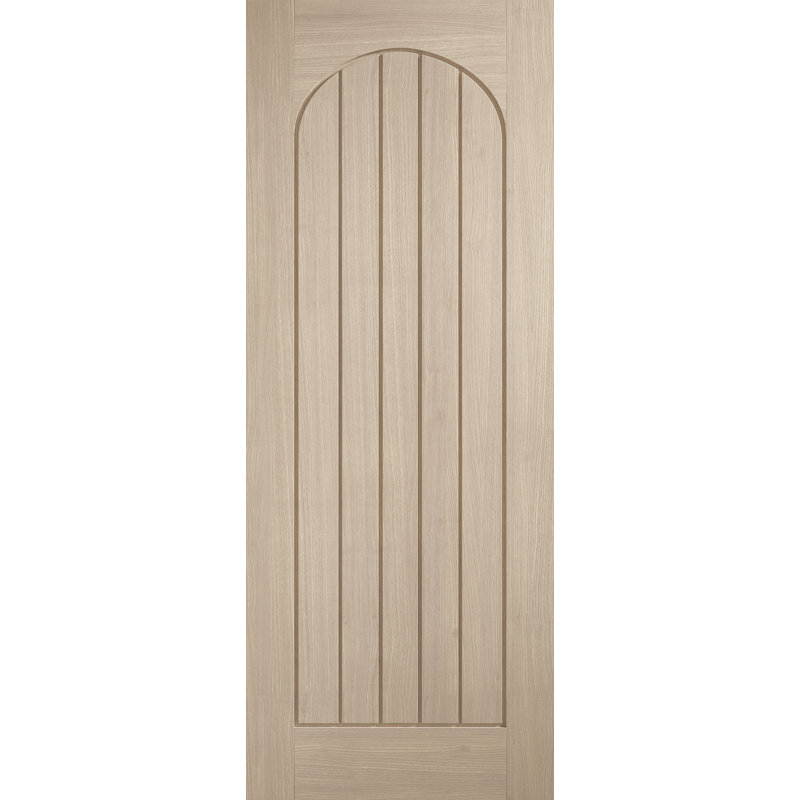 Blonde Oak Mexicano Arched Square Top Internal Door, 76.2cm x 198.1cm