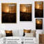«Power Lines Minimalisme Scenery Sunset I», reproduction sur toile-62094026-62094025
