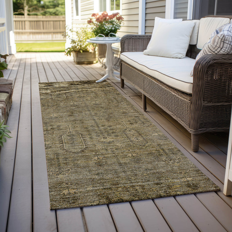 Tapis antidérapant Chamaya, Tapis de couloir 2 pi 3 po x 7 pi 6 po