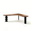 Bureau de coin moderne en L en pin massif